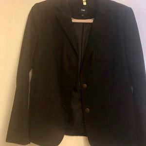 Women's GAP Black Blazer Jacket sz4 Career/Casual